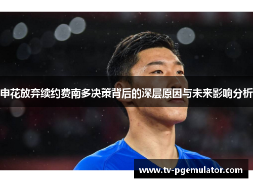 申花放弃续约费南多决策背后的深层原因与未来影响分析